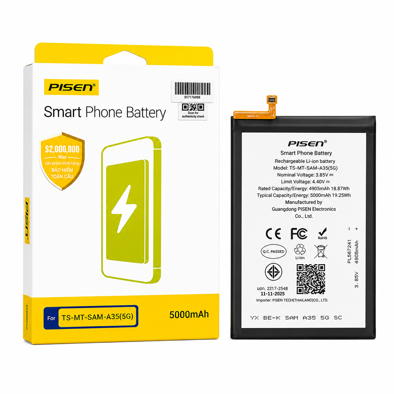 Pin Samsung A35(5G)