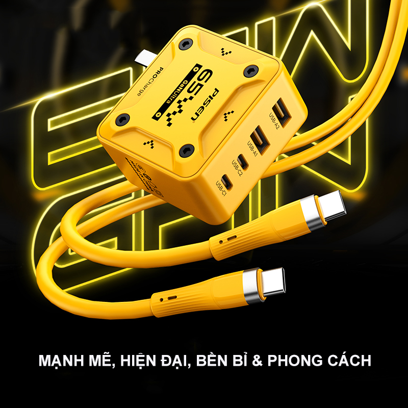 PISEN PRO Mecha 65W 2C2A 