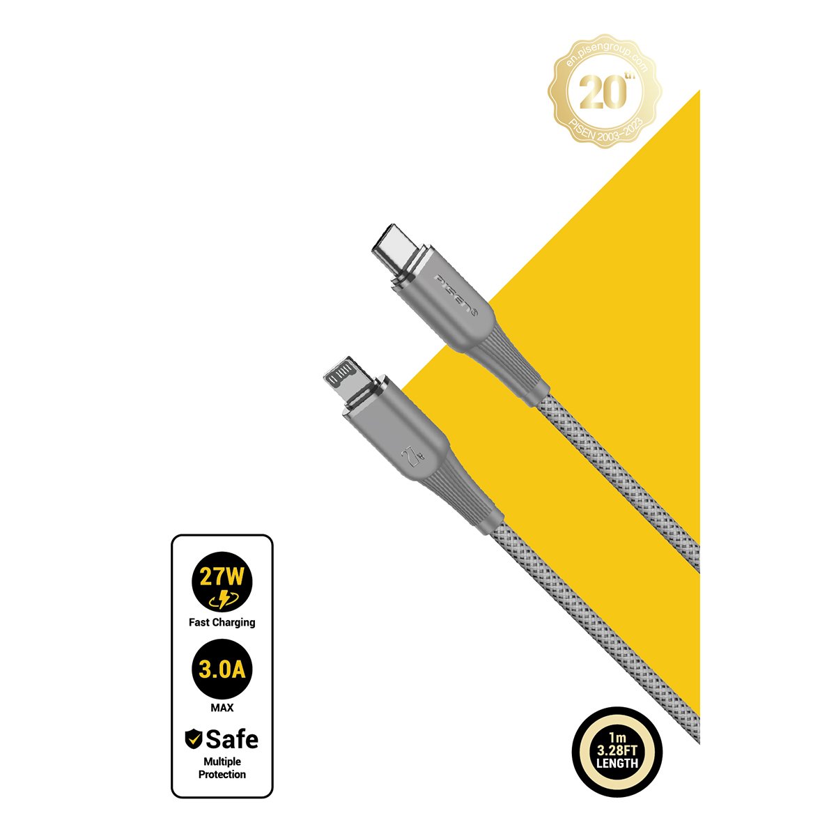 CÁP SẠC LIGHTNING CHÍNH HÃNG CHO IPHONE THIẾT KẾ CHỐNG GÃY