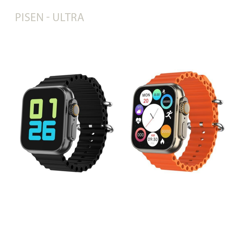 Đồng hồ thông minh PISEN-Ultra Sống khỏe, hỗ trợ kiểm tra sức khỏe và tập luyện nhiều chế độ, khỏe m