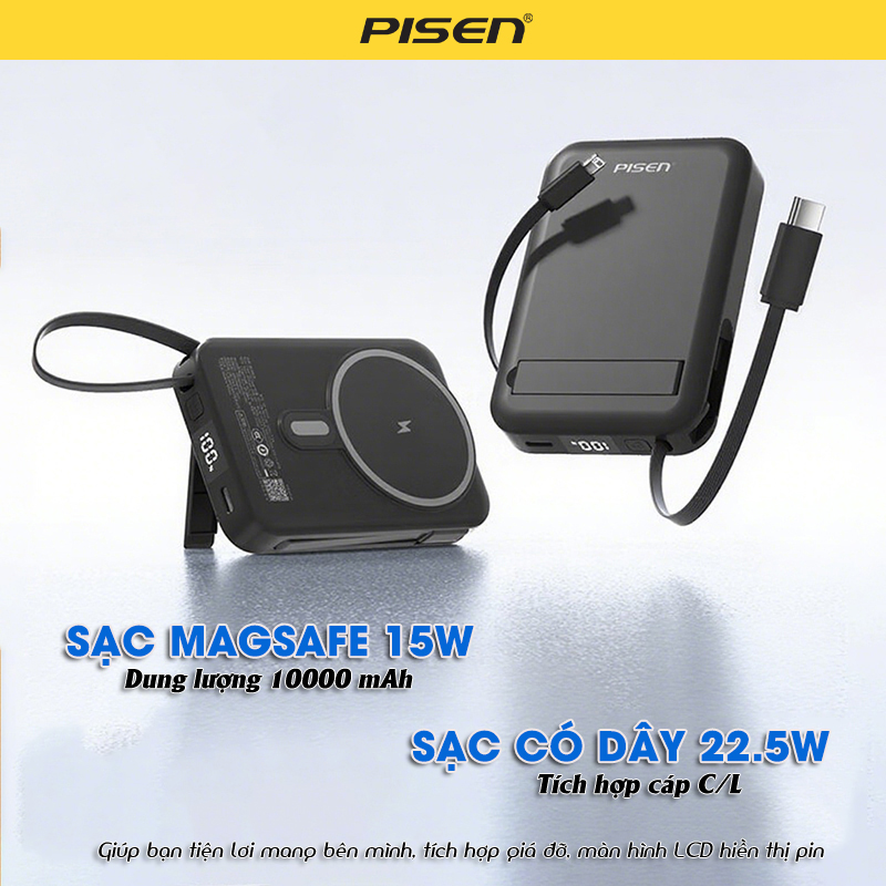PISEN QUICK PowerMag 22.5W 10000mAh