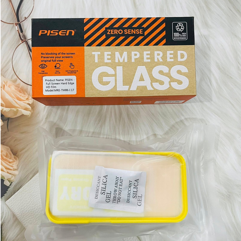 Miếng dán cường lực PISEN-ZERO SENSE I17 / I17 Air / I17 Pro / I17 Pro Max + Tools