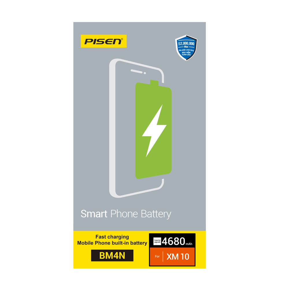 Pin sạc PISEN dùng cho Xiaomi 10 / Xiaomi 10S ( 3.85V, 4680mAh )